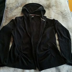North Face Black Polartec Classic Hooded Jacket